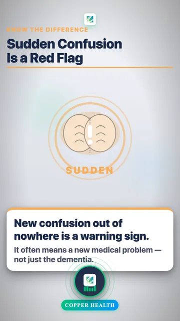 Sudden Confusion Is a Red Flag