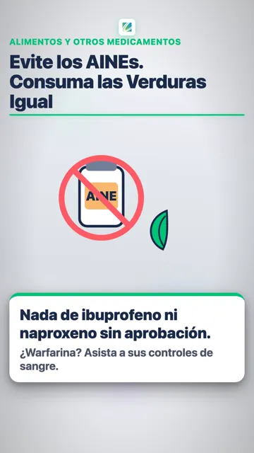 A continuación: detecte un coágulo a tiempo