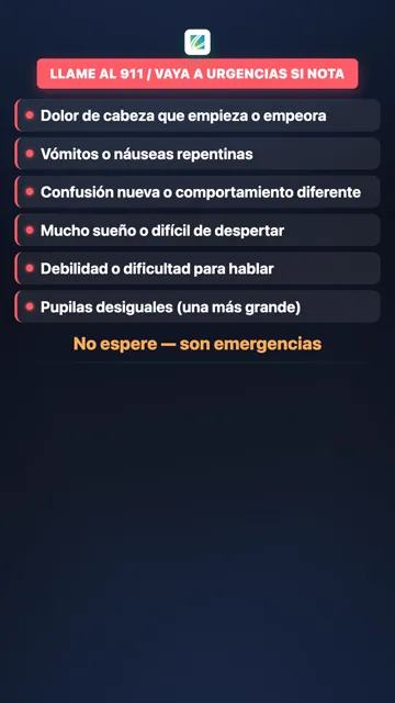 After a Fall on a Blood Thinner (Spanish)