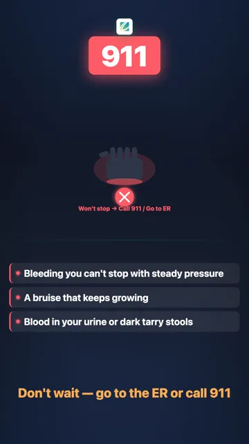 After a Fall on a Blood Thinner