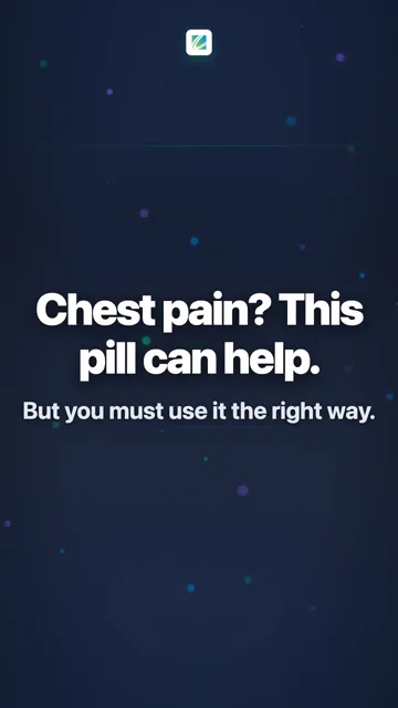 Chest pain? This pill can help.