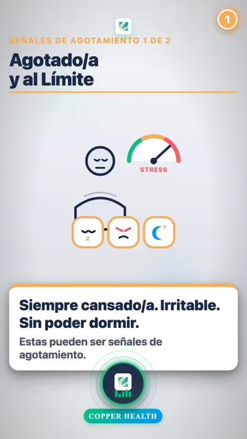 Alejándose y Desanimado/a