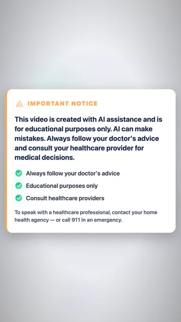 Why is a home health nurse calling you?