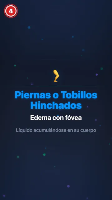 Piernas o Tobillos Hinchados / Edema con fóvea
