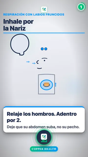 Exhale por Labios Fruncidos