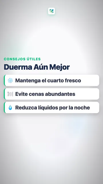 Dormir mejor es sólo el comienzo