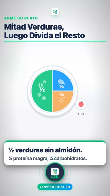 Coma las verduras primero.