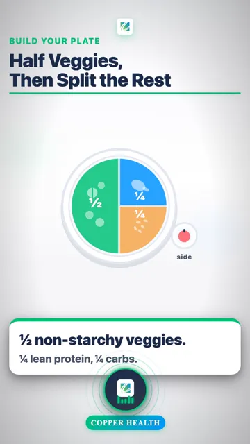 Eat your veggies first.
