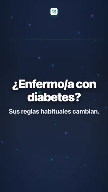 ¿Enfermo/a con diabetes?