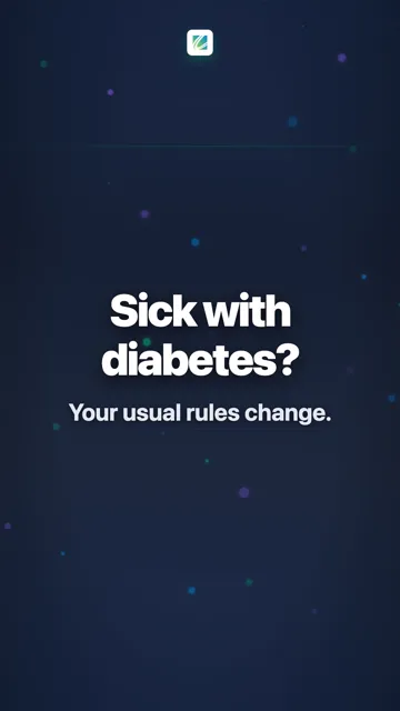 Sick with diabetes?