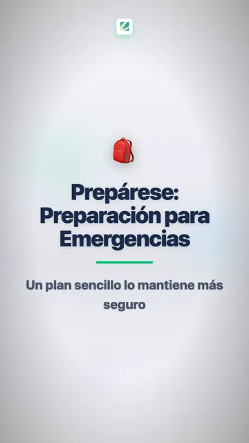 Prepárese: Preparación para Emergencias