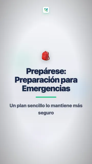 Haga Su Plan Antes de la Crisis