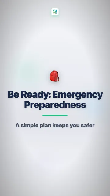 Be Ready: Emergency Preparedness