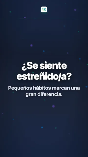 ¿Se siente estreñido/a?