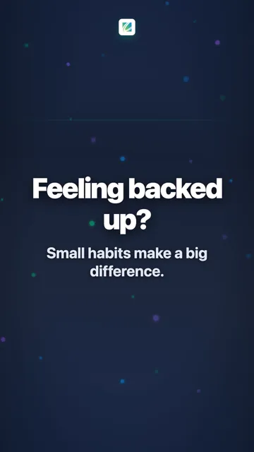 Feeling backed up?