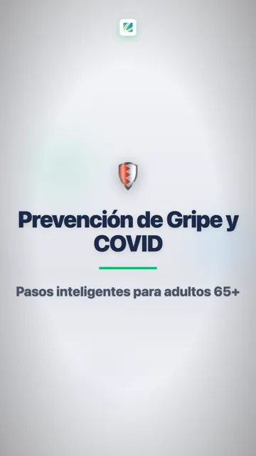 A los 65+, la Gripe y el COVID pueden ser más graves