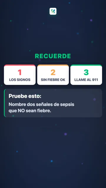 Sepsis Warning Signs (Spanish)