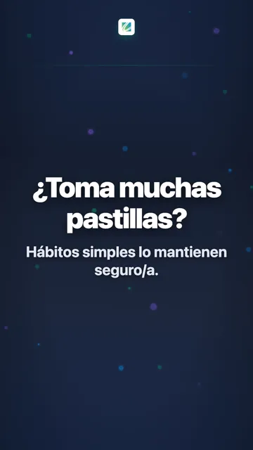¿Toma muchas pastillas?