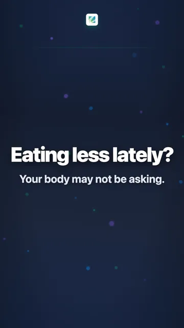 Eating less lately?