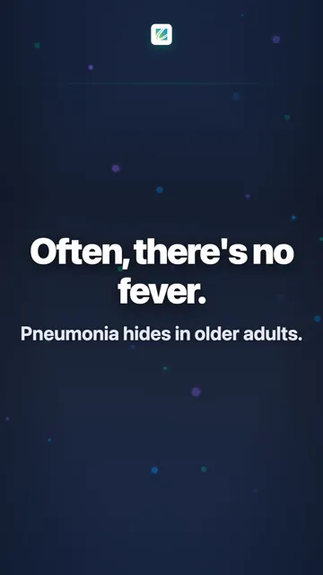Often, there's no fever.