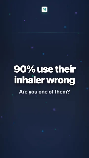 90% use their inhaler wrong