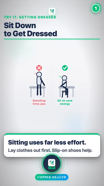 Sit on a Shower Stool