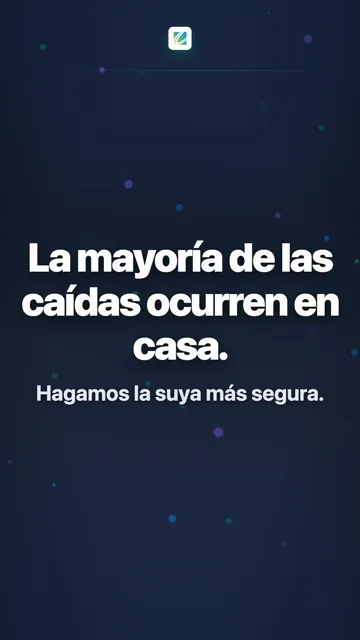 La mayoría de las caídas ocurren en casa.