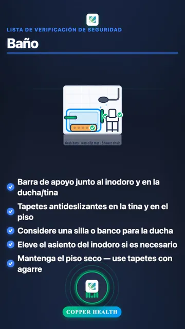 Dormitorio — Donde ocurren caídas nocturnas con frecuencia