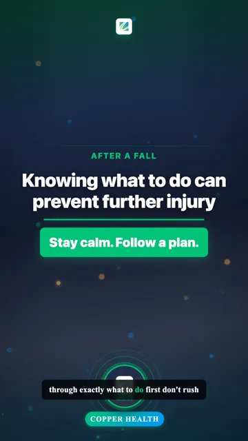 What to Do If You Fall · Getting Up Safely
