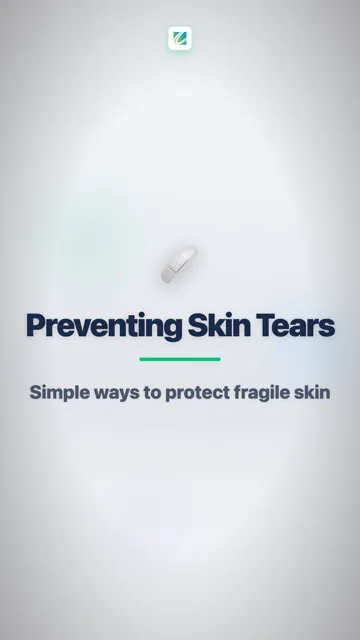 Older Skin Is Thin and Tears Easily