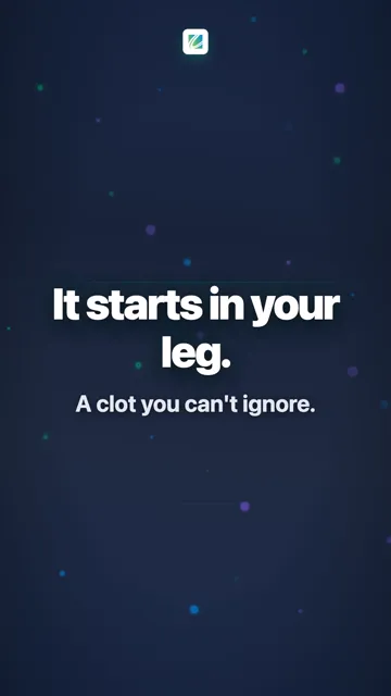 A Blood Clot in a Deep Vein